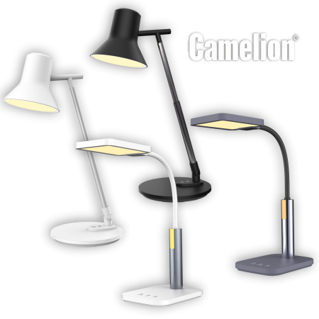 Настольные светильники Camelion на любой вкус